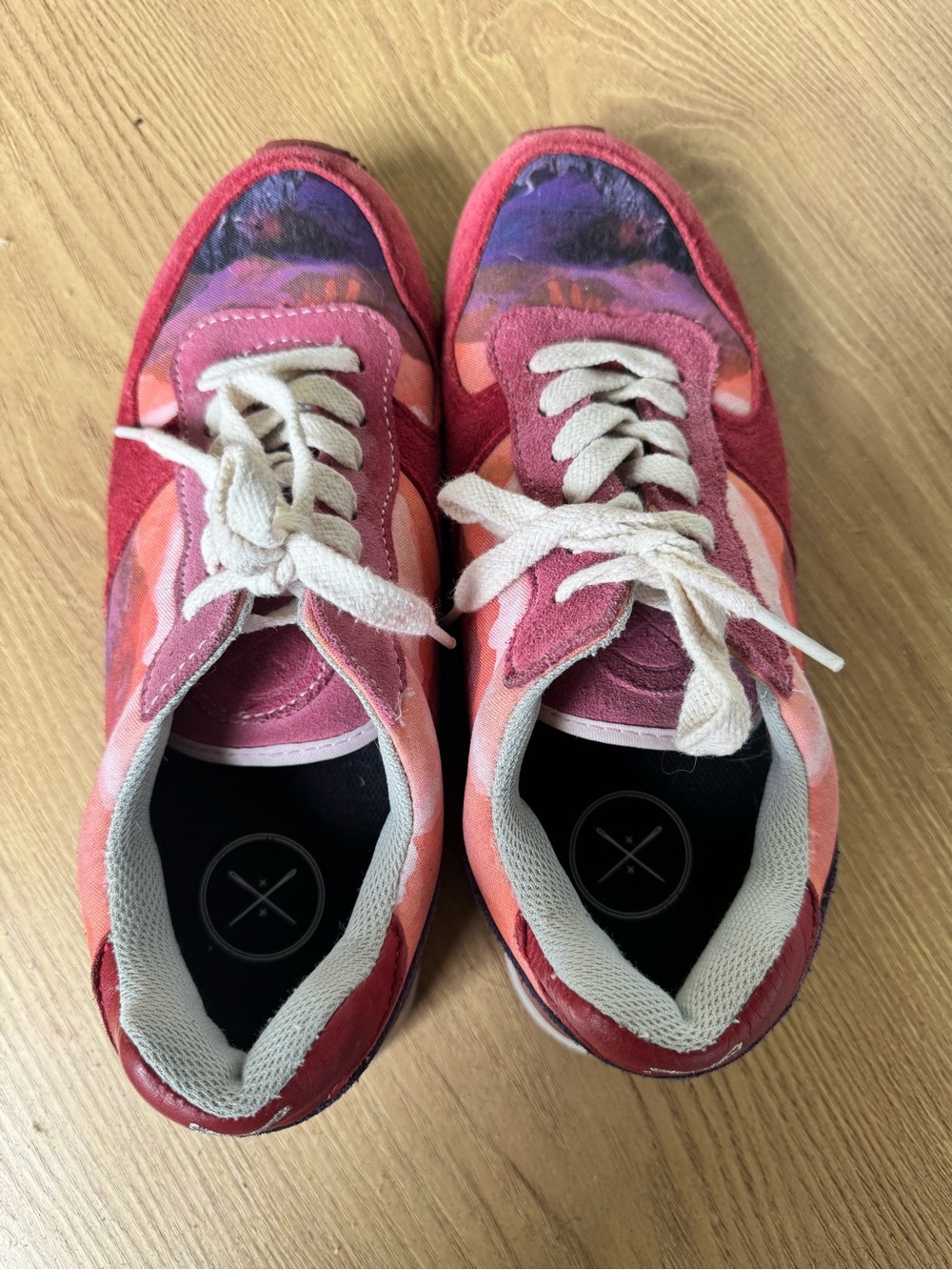INKKAS Andes Jogger Sneakers Warm Garnet Hill Retro Colorful - Picture 4 of 11